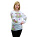 Embroidered blouse "Purple Lilly Mood"